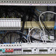 Obr. 7 Elektromery v rozvádzači merania a regulácie v technickom zázemí knižnice